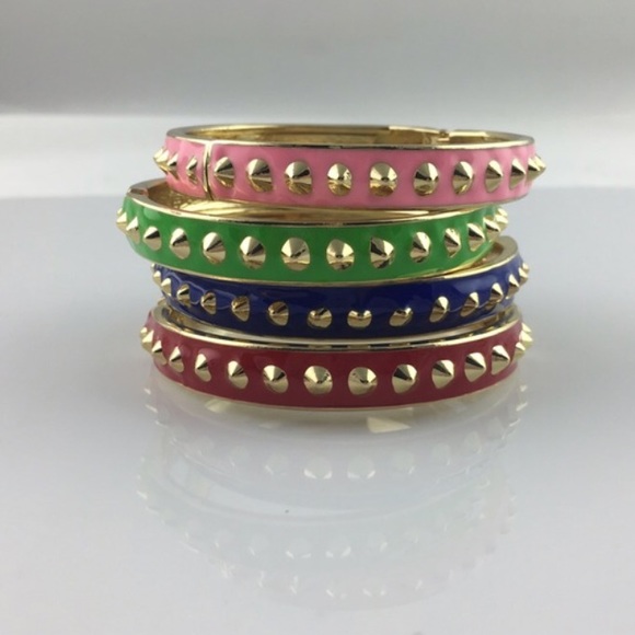 T&J Designs Jewelry - 🌟Small Studs Enamel Bangle Bracelet 🌟T&J Designs
